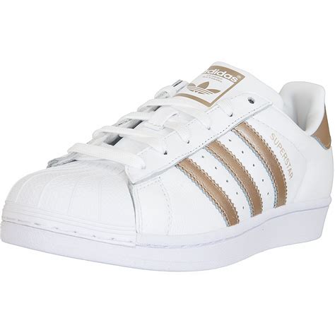 adidas superstar damen weiß gold|adidas Originals Women's Superstar Bold Sneaker .